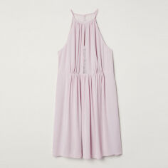 Акція на Плаття коротке літнє жіноче H&M 0614426 52 Пудрове від Rozetka