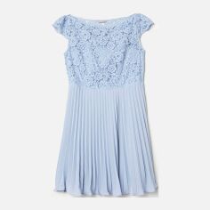 Акція на Сукня міді літня жіноча H&M 0586795_02 54 Блакитна від Rozetka
