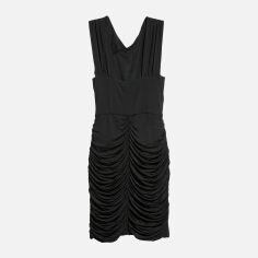 Акція на Сукня вечірня коротка літня жіноча H&M 0589829_чорн_03 36 Чорна від Rozetka