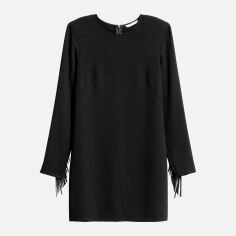 Акція на Сукня вечірня коротка жіноча H&M 0602895_чорн 38 Чорна з білим від Rozetka
