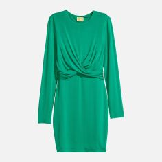 Акція на Сукня вечірня коротка жіноча H&M 0619273_зел_02 38 Зелена від Rozetka