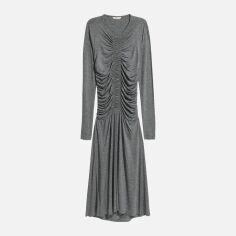 Акція на Сукня міді жіноча H&M 0593929_02 32 Сіра від Rozetka