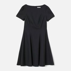 Акція на Сукня коротка літня жіноча H&M 0577513_чорн_06 36 Чорна від Rozetka