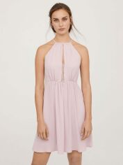 Акція на Сукня вечірня коротка літня жіноча H&M 0608028_рож_06 40 Рожева від Rozetka