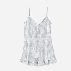 Акція на Комбінезон жіночий H&M 0671636_бел.син.полосочки_02 34 Білий від Rozetka
