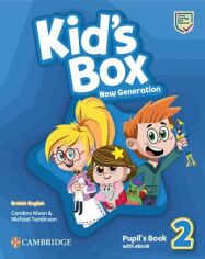 Акція на Kid's Box New Generation 2: Pupil's Book with eBook від Y.UA