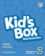 Акція на Kid's Box New Generation 2: Activity Book with Digital Pack від Y.UA
