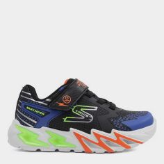 Акция на Дитячі кросівки для хлопчика Skechers S Lights: Flex-Glow Bolt 400138L BKBL 30 Чорні от Rozetka