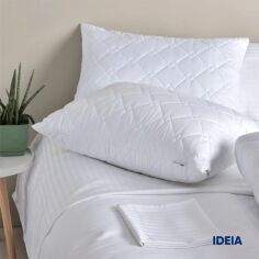 Акция на Набір подушок IDEIA Hotel & Spa Classic Soft білих Антиаллергенних з блискавкою 50х70 2 шт от Rozetka