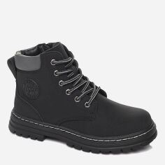 Акция на Дитячі демісезонні черевики для хлопчика Clibee KC204-Black-Gray 32 Чорні от Rozetka