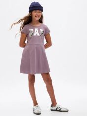 Акция на Дитяча літня сукня для дівчинки GAP 792417-01 114-134 см Фіолетова от Rozetka