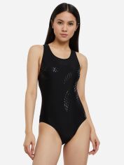 Акція на Купальник жіночий Kappa Swim Sport Logo 126513-99 48 Чорний від Rozetka