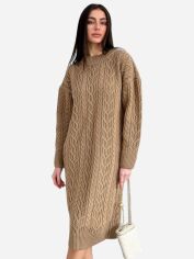 Акція на Плаття в'язане міді жіноче ARTKNIT Олівія One Size Карамель від Rozetka