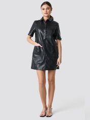 Акція на Плаття-сорочка коротке жіноче NA-KD 1018-002538-0002 2XS Чорне від Rozetka