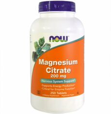 Акция на Now Foods Magnesium Citrate 200 mg 250 tabs от Stylus