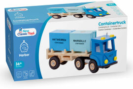 Акция на Ігровий набір New Classic Toys Вантажівка з двома контейнерами (10910) от Y.UA