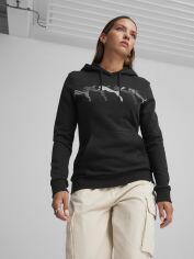 Акція на Худі жіноче Puma Essentials+ 67793101 L Чорне від Rozetka