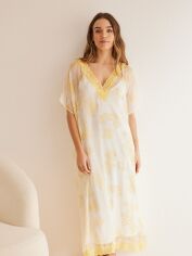 Акция на Нічна сорочка жіноча Women'Secret SR KAFTAN SET FR 3417183 S Жовта от Rozetka