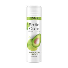 Акція на Жіночий гель для гоління Gillette Satin Care Sensitive Avocado Twist, 200 мл від Eva