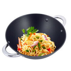 Акція на Вок-казан для плова Kamille Wok 3,6 л 4806MR від Podushka