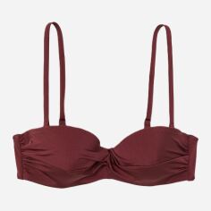 Акція на Верхня частина купальника жіноча H&M 0589599_борд 75A Бордова від Rozetka