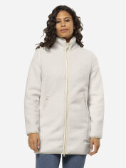 Акция на Куртка демісезонна жіноча Jack Wolfskin High Curl Coat W 1708722-5127 S Біла от Rozetka