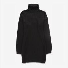 Акція на Сукня в'язана коротка зимова жіноча NA-KD 1671-000042-0002 L Чорне від Rozetka