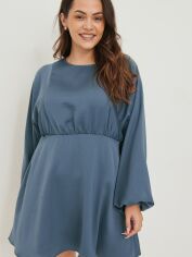 Акція на Сукня коротка осіння жіноча NA-KD 1014-001316-0617 50 Сіро-синя від Rozetka