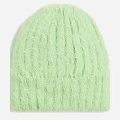 Акция на Дитяча демісезонна шапка-біні для дівчинки H&M 061101904_lightgreen 58 см Салатова от Rozetka