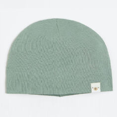Акция на Дитяча демісезонна шапка-біні H&M А1312-1120858_сіро-зелений 49 см Сіро-зелена от Rozetka