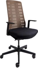 Акція на Крісло офісне Interstuhl PUREis3 PU213 (mesh beige grey/manhattan black) від Rozetka