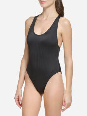 Акція на Суцільний купальник жіночий Calvin Klein Underwear 617835512 M Чорний від Rozetka