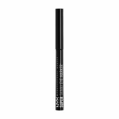 Акция на Тонкий маркер для очей NYX Professional Makeup Super Skinny Eye Marker, Carbon Black, 1.1 мл от Eva