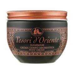 Акція на Парфумований крем для тіла Tesori d'Oriente Body Cream Хаммам, олія аргани та апельсиновий цвіт, 300 мл від Eva