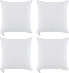 Акція на Набір подушок IDEIA внутрішніх для декоративних наволочок 45х45 см білі х 4 шт від Rozetka