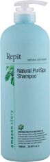Акция на Освіжаючий шампунь Repit Amazon Story Natural Puri SPA для волосся схильного до жирності 1 л от Rozetka