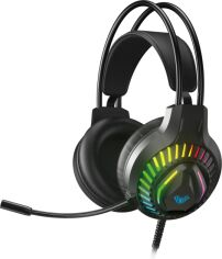 Акція на Навушники Aula S605 Wired gaming headset Black від Rozetka