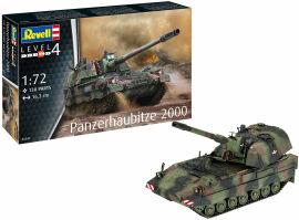 Акция на Збірна модель-копія Revell САУ Panzerhaubitze 2000 рівень 4 масштаб 1:72 от Y.UA