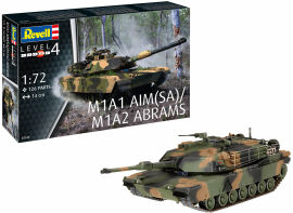 Акція на Збірна модель-копія Revell Танк Абрамс M1A1 AIM(SA)/ M1A2 рівень 4 масштаб 1:72 від Y.UA