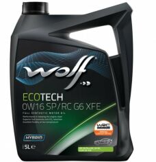 Акція на Моторное масло Wolf Ecotech 0W16 SP/RC G6 Xfe 5Lx4 від Stylus