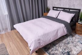 Акція на Комплект постільної білизни Moon&Star Бязь Gold Люкс Orchid Gray King Size 220x240 см наволочки 4х50х70 см (MS-820002336) від Rozetka