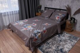 Акція на Комплект постільної білизни Moon&Star Бязь Gold Люкс Flowers Wod King Size 220x240 см наволочки 4х50х70 см (MS-820001496) від Rozetka