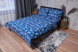 Акція на Комплект постільної білизни Moon&Star Бязь Gold Люкс Space Cats King Size 220x240 см наволочки 2х40х60 см (MS-820001738) від Rozetka