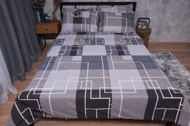 Акція на Комплект постільної білизни Moon&Star Бязь Gold Люкс Domiano King Size 220x240 см наволочки 2х50х70 см (MS-820001984) від Rozetka