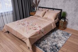 Акція на Комплект постільної білизни Moon&Star Мікросатин Premium Flower Branch King Size 220x240 см наволочки 4х50х70 см (MS-820002581) від Rozetka