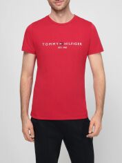 Акция на Футболка чоловіча Tommy Hilfiger MW0MW11797 L Червона от Rozetka