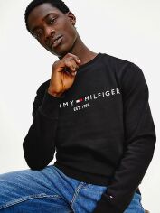 Акція на Світшот чоловічий Tommy Hilfiger MW0MW33640-BDS L Чорний від Rozetka