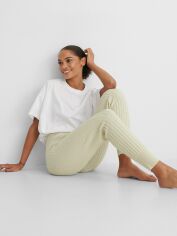 Акція на Піжамні штани жіночі великого розміру NA-KD 1044-000132-8671 XL Бежеві від Rozetka