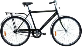 Акция на Велосипед Crossride Comfort-М 28" 22" 2023 Чорний (0927-1) + Базовий шар Down the Road Classics у подарунок от Rozetka