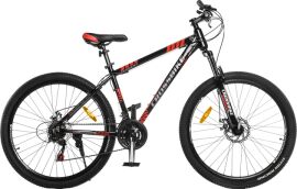 Акція на Велосипед CrossBike Everest 27" Рама 17" 2022 Black-Red (27CJPr-004430) + Велосипедні шкарпетки в подарунок від Rozetka